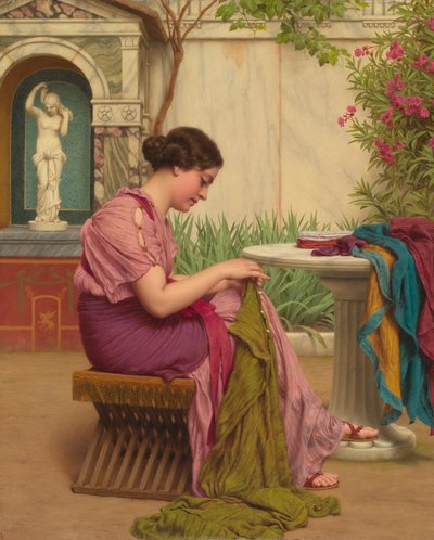 Ommel on ilmainen tai ommel ajassa, 1917 tekijältä John William Godward