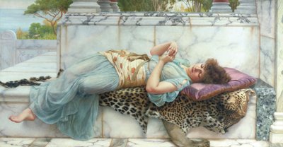 Kihlatut, 1892 tekijältä John William Godward