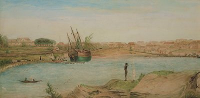Sydney Cove, poukaman pää, 1808 (wc) tekijältä John William Lewin