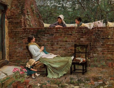Juorut, c. 1885 tekijältä John William Waterhouse