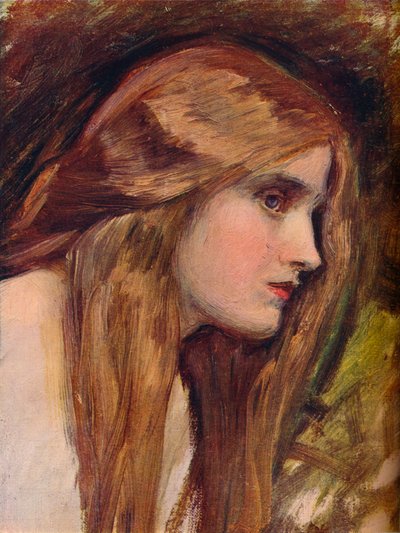 "Study for Phyllis and Demophon", c1907 tekijältä John William Waterhouse