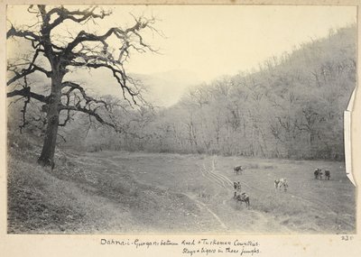 Razavi Khorasanin maakunta, Iran, n. 1908 (b/w kuva) tekijältä John Williams Watson