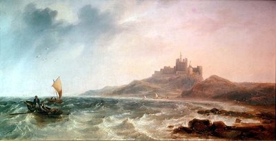 Bamburghin linna tekijältä John Wilson Carmichael
