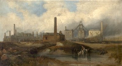 Industrial Scene, 1833 tekijältä John Wilson Carmichael