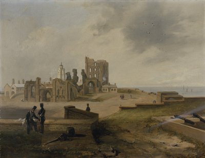 Tynemouth Priory idästä tekijältä John Wilson Carmichael