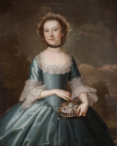 Ann Langdon, rouva Richard Ayscough, n. 1755 (öljy kankaalle) tekijältä John Wollaston