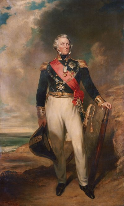 Amiraali Sir Philip Charles Henderson Calderwood Durham (1763-1845) tekijältä John Wood
