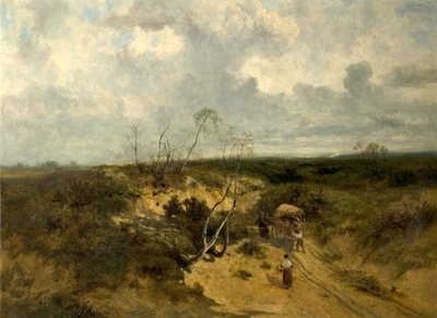 A Sandy Bit of Road, 1874 tekijältä John Wright Oakes
