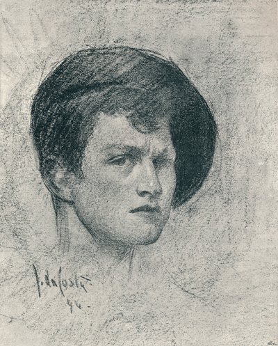 Omakuva John da Costasta, vuodelta 1895 tekijältä John da Costa