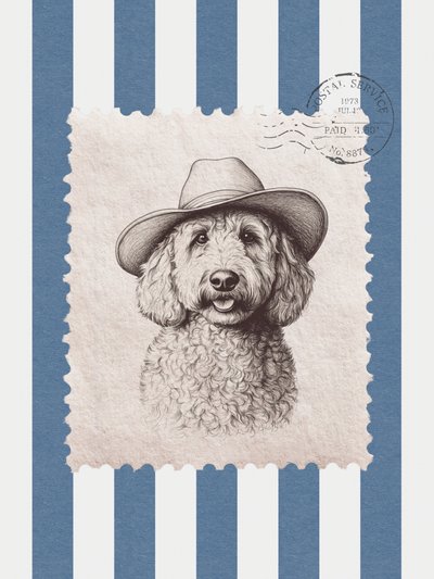 Doodle Dog -cowboy-leima tekijältä Jolly and Dash