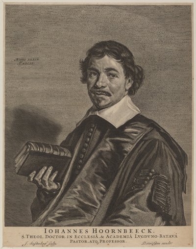 Jan Hoornbeeck tekijältä Jonas Suyderhoff, after Frans Hals
