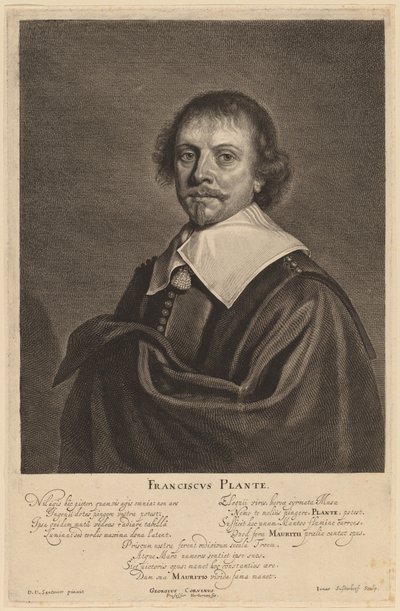 Francis Plante tekijältä Jonas Suyderhoff after Pieter Dircksz Santvoort