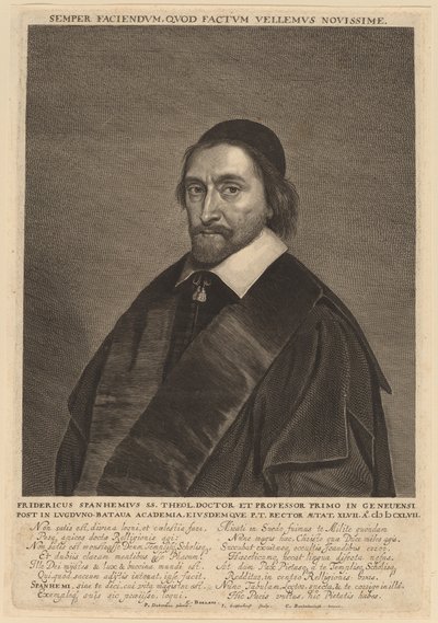 Frederick Spanheim tekijältä Jonas Suyderhoff after Pieter Dubordieu