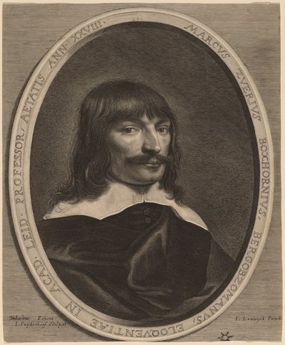 Marcus-Zuerius Boxhornfinnish tekijältä Jonas Suyderhoff after Pieter Dubordieu