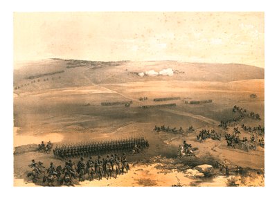 "Bulganakin vuorten ratsuväen tapaus - ensimmäinen ase...1854", 1855. tekijältä Jonathan Needham