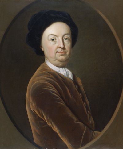 Majuri John Hanbury (öljy kankaalle) tekijältä Jonathan Richardson