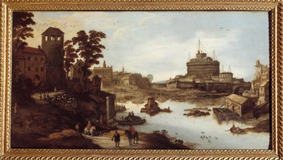 Näkymä Tiberille (Tevere) ja Castel Sant