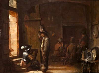 Majatalon sisätilat tekijältä Joos van Craesbeeck