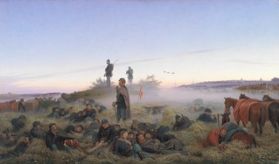 Istedin taistelun jälkeinen aamu 25. heinäkuuta 1850 tekijältä Jorgen Valentin Sonne
