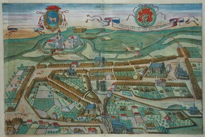 Lovicensis, Georg Braunin (1541-1622) ja Frans Hogenburgin (1535-90) teoksesta Civitates Orbis Terrarum, n. 1572 (värinen kaiverrus) tekijältä Joris (after) Hoefnagel