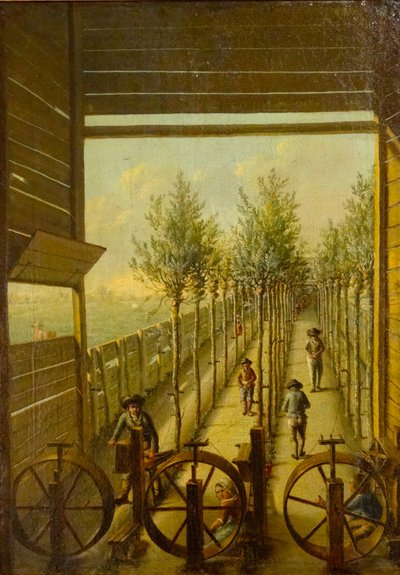 Kleingarenbaan Jaagpadilla Goudassa vuonna 1795. tekijältä Joris Herst