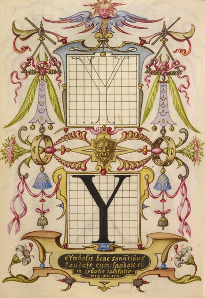 Unkarilainen - Y-kirjaimen rakentamisen opas - Google Art Project tekijältä Joris Hoefnagel