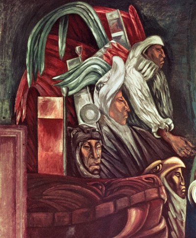 Aztec Warriors, The Epic of American Civilization tekijältä José Clemente Orozco