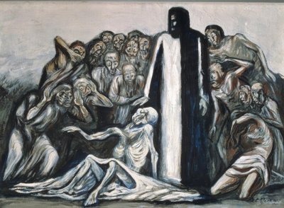 Lasaruksen herättäminen tekijältä José Clemente Orozco