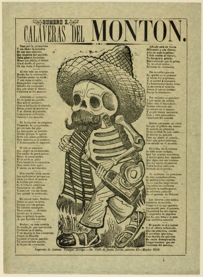 Calavera of the Masses, nro 2. tekijältä José Guadalupe Posada