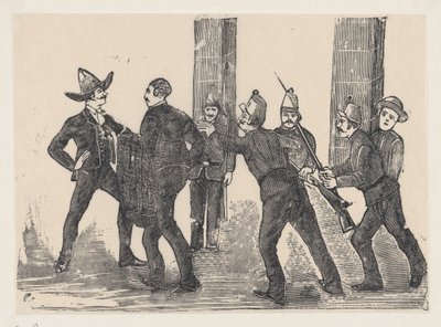 Jeesuksen teloitus Bruno Martinez, 1892, 1892. tekijältä José Guadalupe Posada
