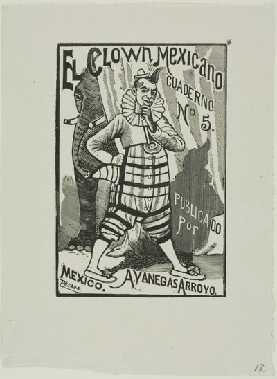 Meksikon klovni, ei. 5 tekijältä José Guadalupe Posada