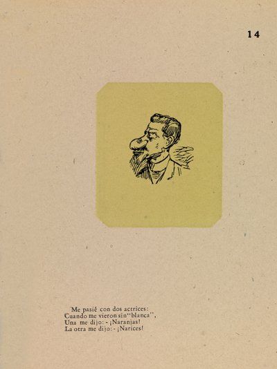 Mies, jolla on pullistunut nenä tekijältä José Guadalupe Posada