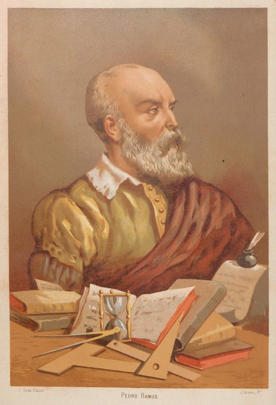 Peter Ramus. Lähde: Tiede ja sen miehet, 1879. tekijältä Jose Armet Portanell