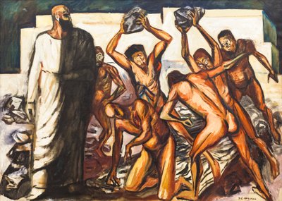 Pyhän Stefanoksen marttyyrikuolema tekijältä José Clemente Orozco