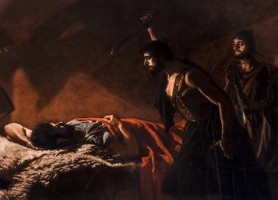 Historiallinen maalaus: Viriatuksen kuolema (Viriate, Viriathe, vers 180-139 avant JC) par Villegas Cordero, Jose (1844-1921) tekijältä Jose Villegas Cordero
