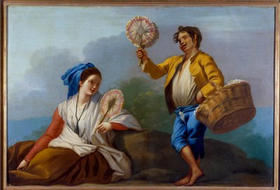 Jose del Castillon (1737-1793) Tapahtumien kauppias maalaus 1700-luvun Madridin Pradon museo tekijältä José del Castillo