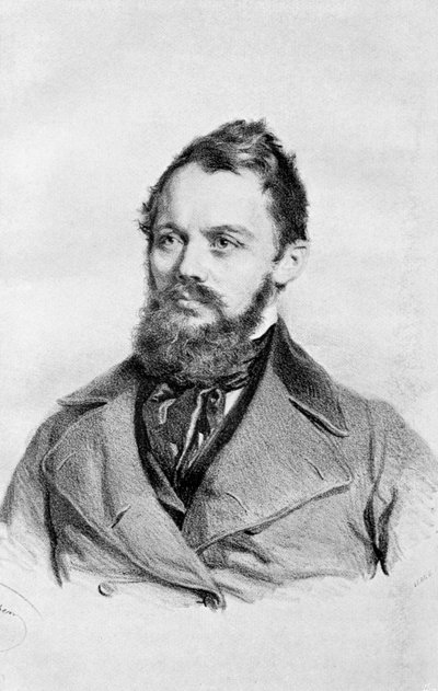Heinrich Laube tekijältä Josef (after) Kriehuber