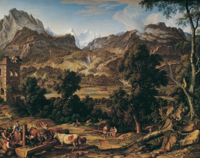 Bernin Oberland tekijältä Josef Anton Koch