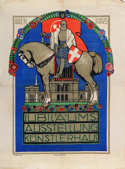 Vuosipäivänäyttely Wienin Künstlerhaus, 1908. tekijältä Josef Breitner