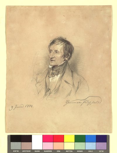 Joseph von Hammer (1774-1856), diplomaatti, orientalisti tekijältä Josef Danhauser