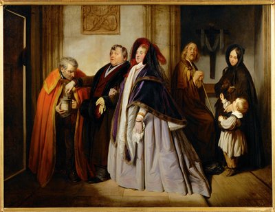 Lesken penni (maalaus kankaalle) tekijältä Josef Danhauser