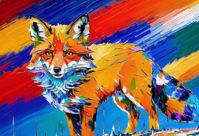 Eläimet Fox_1 tekijältä Josef Johann Michel