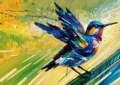 Eläimet: kolibri 3 tekijältä Josef Johann Michel