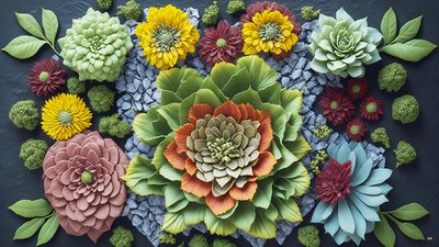 mandala: Kalanchoe elements_01 tekijältä Josef Johann Michel