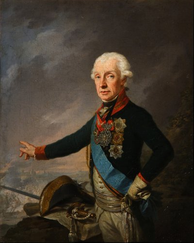 Kenraalkka Generalissimo Prinssi Aleksanteri Suvorovin muotokuva 1729–1800, 1799 tekijältä Josef Kreuzinger