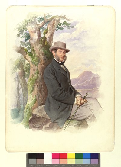 Anton Ritter von Schmerling, korkeimman oikeuden presidentti jne. tekijältä Josef Kriehuber