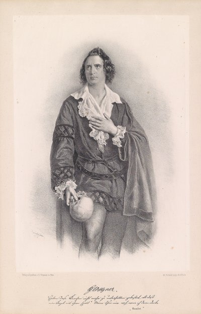 Joseph Wagner ja Hamlet tekijältä Josef Kriehuber