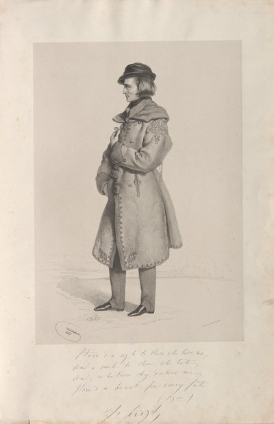 Franz Lisztin muotokuva 1811-1886, 1840. tekijältä Josef Kriehuber