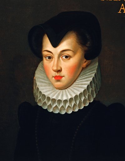 Itävallan Elisabetin muotokuva (Wien tekijältä Josef and Mayrhofer Friedrich Kiss