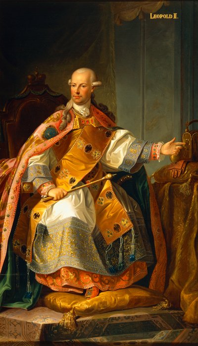 Habsburg-Lotringialaisen Leopold II:n muotokuva (Wien tekijältä Josef and Mayrhofer Friedrich Kiss